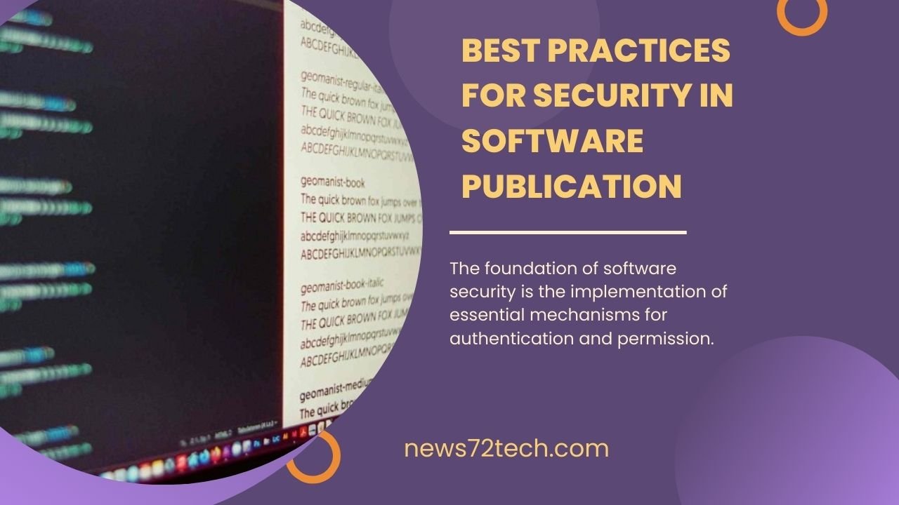 Best Practices for Security in Software Publication